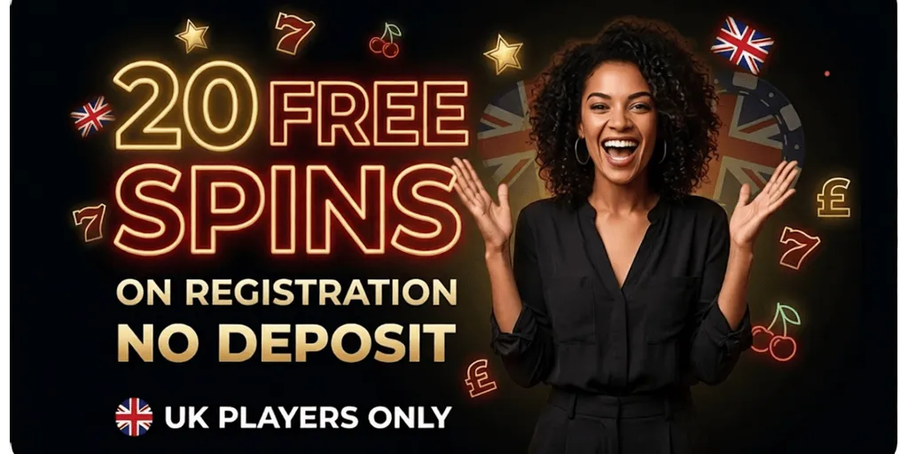 20 free spins on registration no deposit