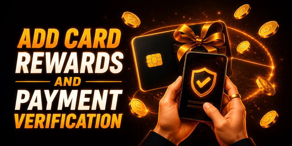 Add Card Rewards And Payment Verification