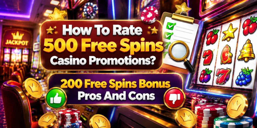 How To Rate 500 Free Spins Casino Promotions?