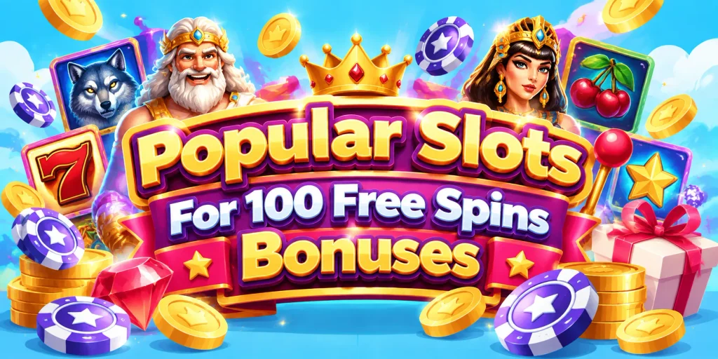 Popular Slots For 100 Free Spins Bonuses