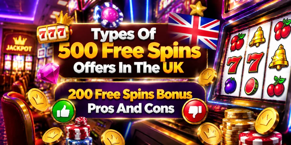 Types Of 500 Free Spins Offers In The UK