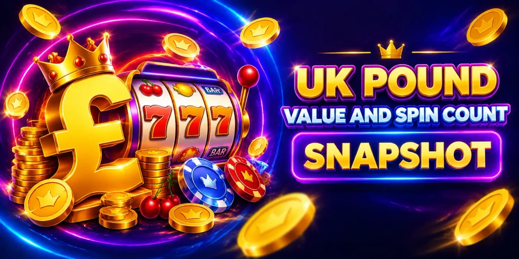 UK Pound Value And Spin Count Snapshot